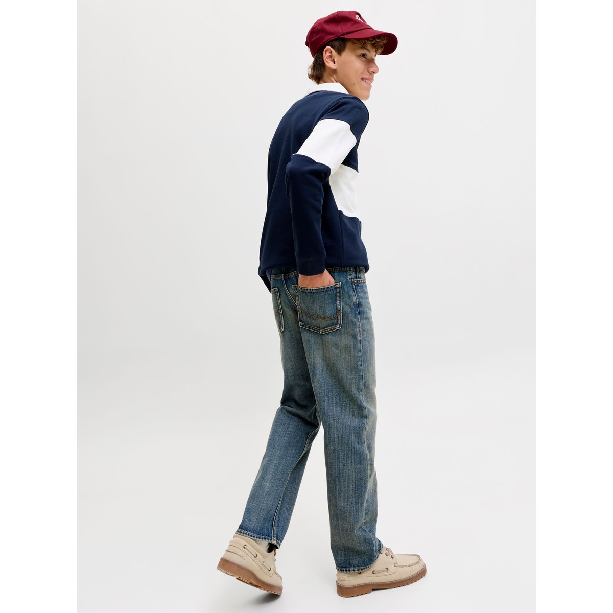 Jean Coupe Décontractée blue denim, JACK & JONES JUNIOR