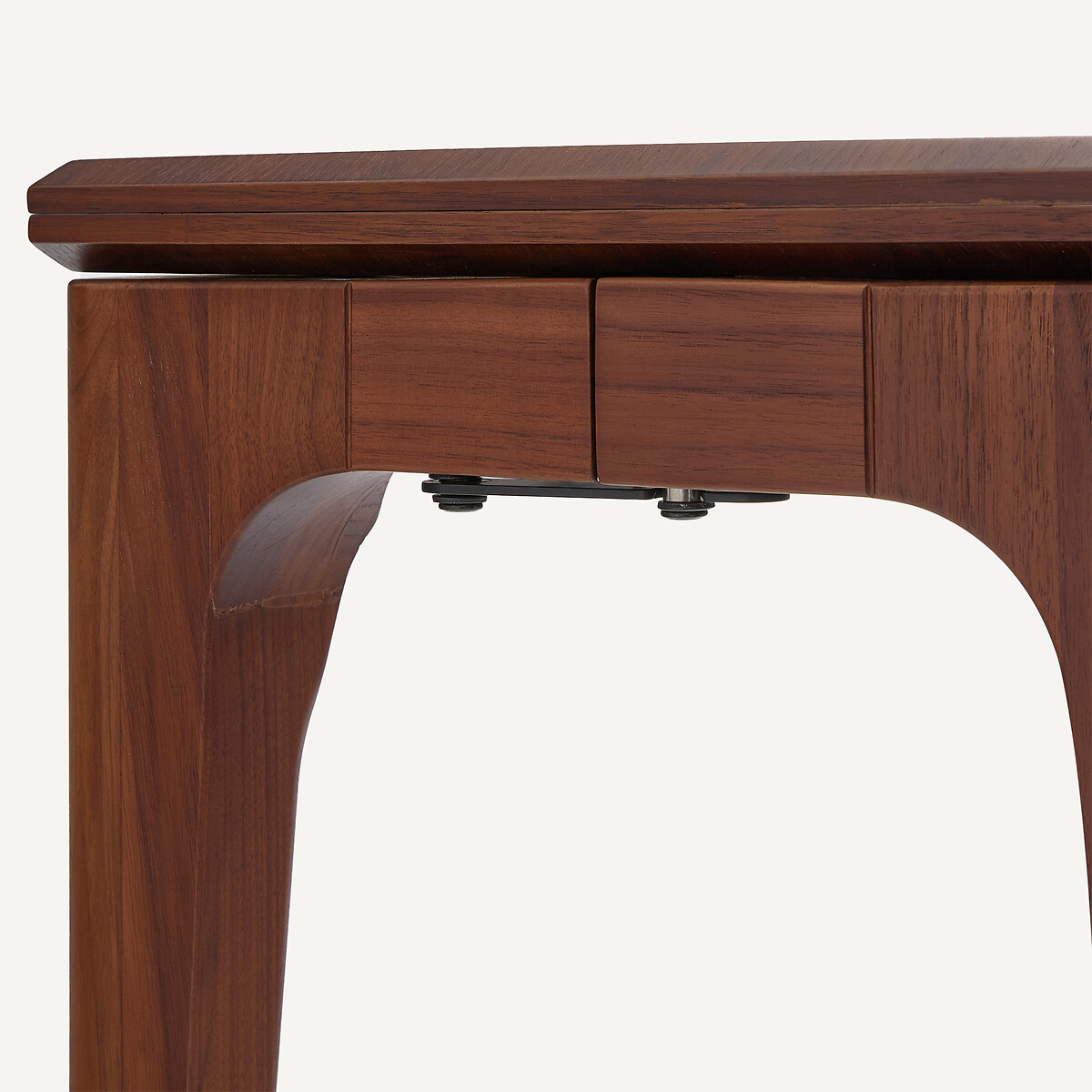 Console table extensible, en noyer massif et plaqué noyer, SANARA noyer, AM.PM
