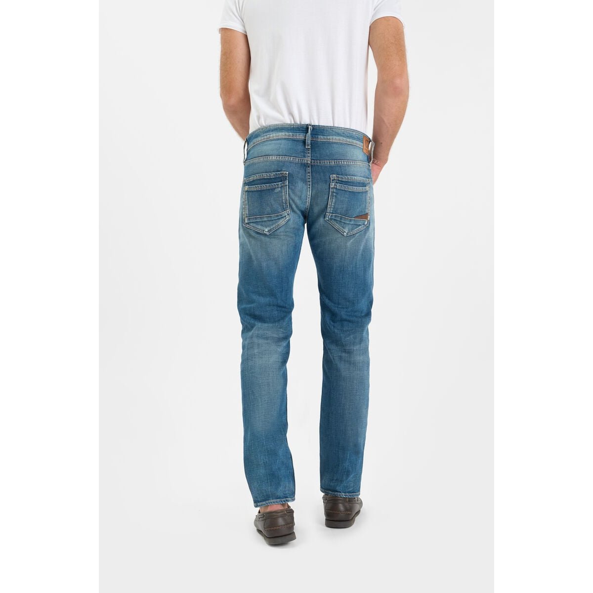 Jeans slim stretch 700/11, longueur 34 blue, LE TEMPS DES CERISES