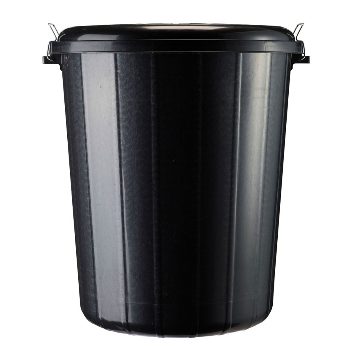Poubelle 85L avec couvercle et verouillage - RONDO noir, ROSSIGNOL