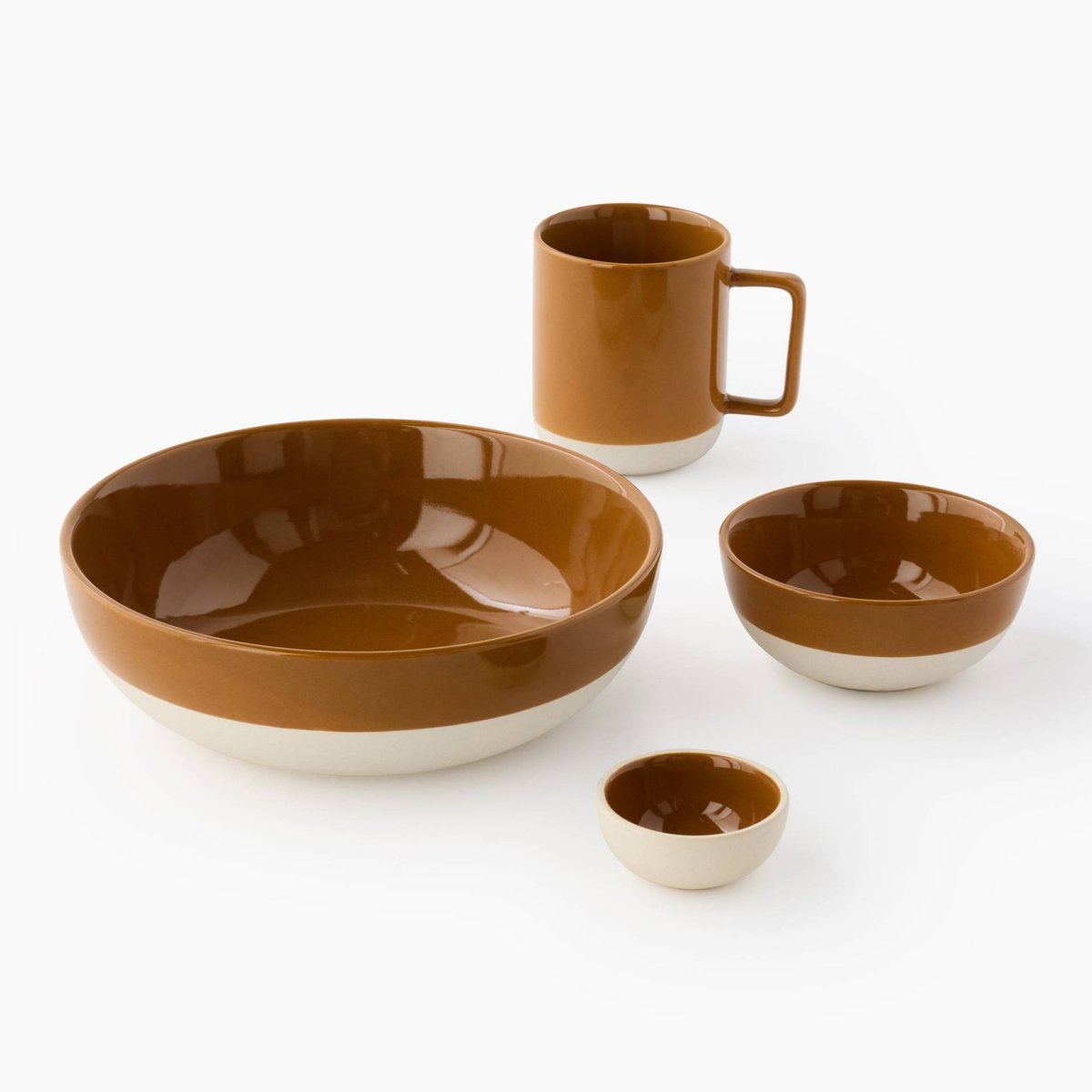Saladier finition biscuit, 21cm marron, MONOPRIX MAISON
