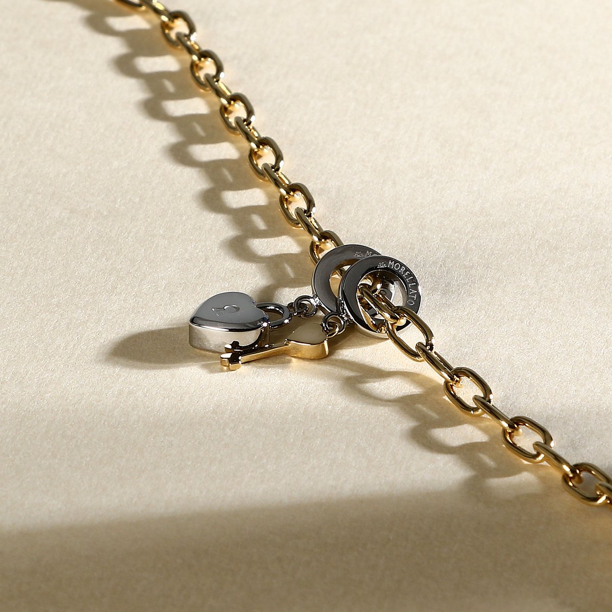 Bracelet DROPS stainless steel,yellow gold, MORELLATO