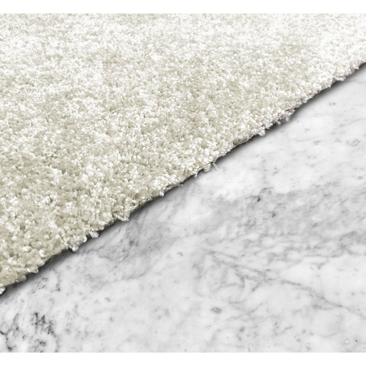 Tapis uni lavable en machine EVERYDAY blanc pur, AFK LIVING