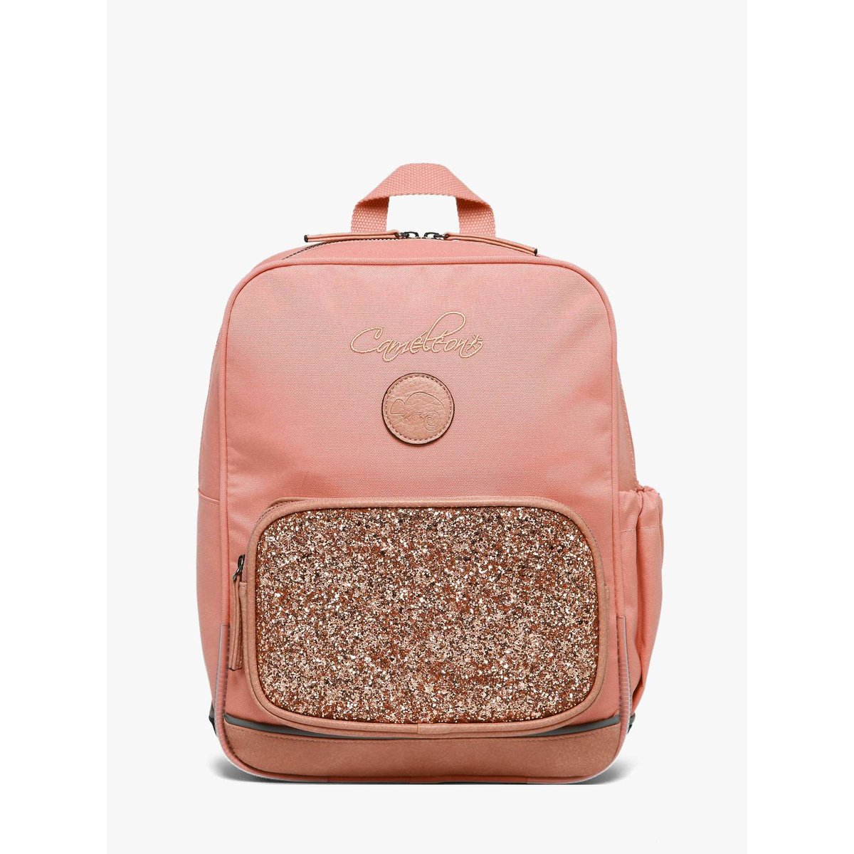 Sac à dos 1 compartiment glossy pink, CAMELEON
