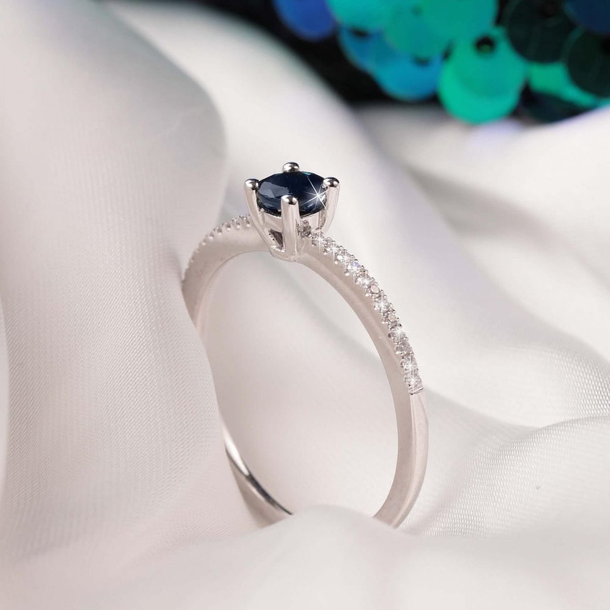 Bagues en Diamant/or 750/1000/saphir et Saphir argent, CLEOR