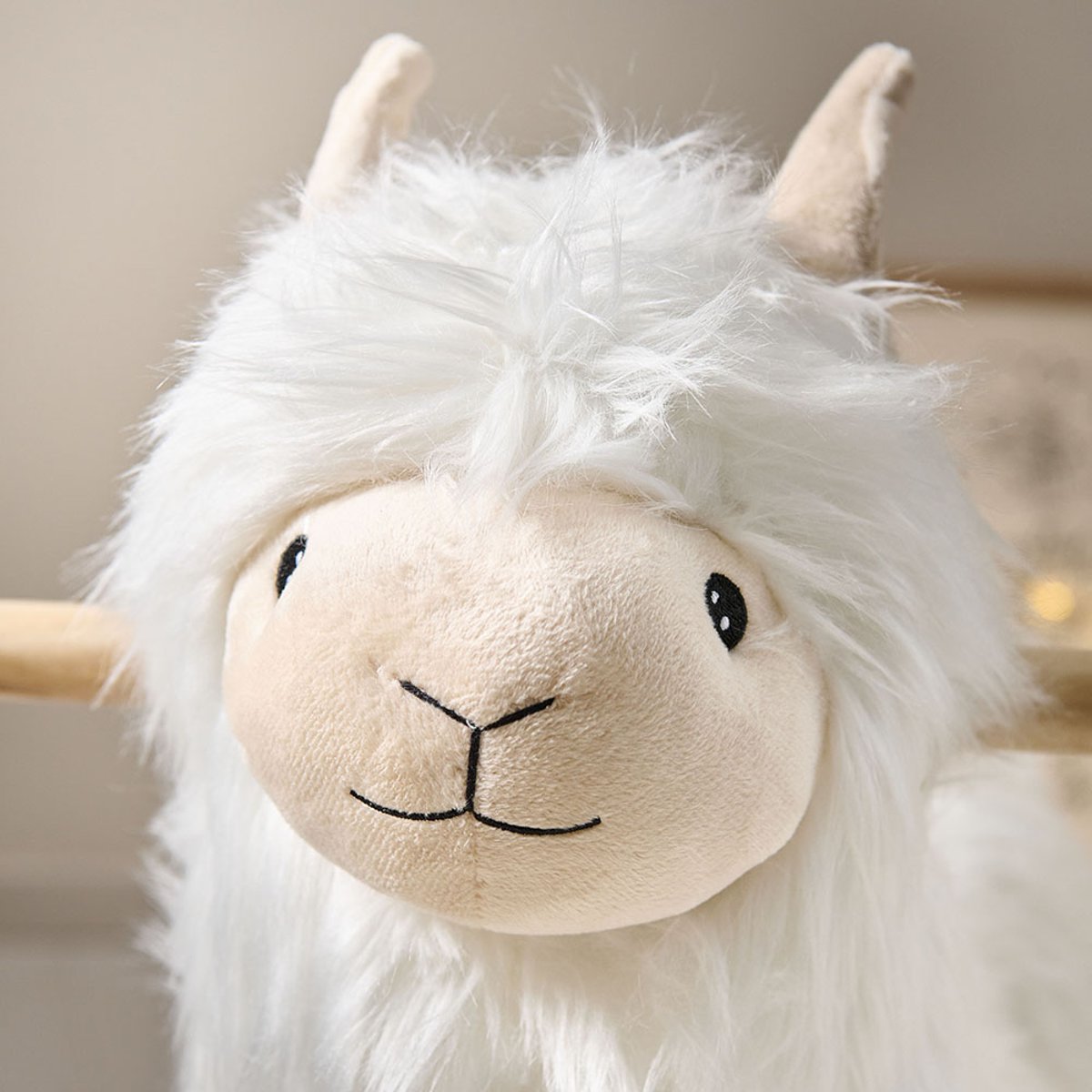Cheval à bascule alpa blanc, PETITE AMELIE