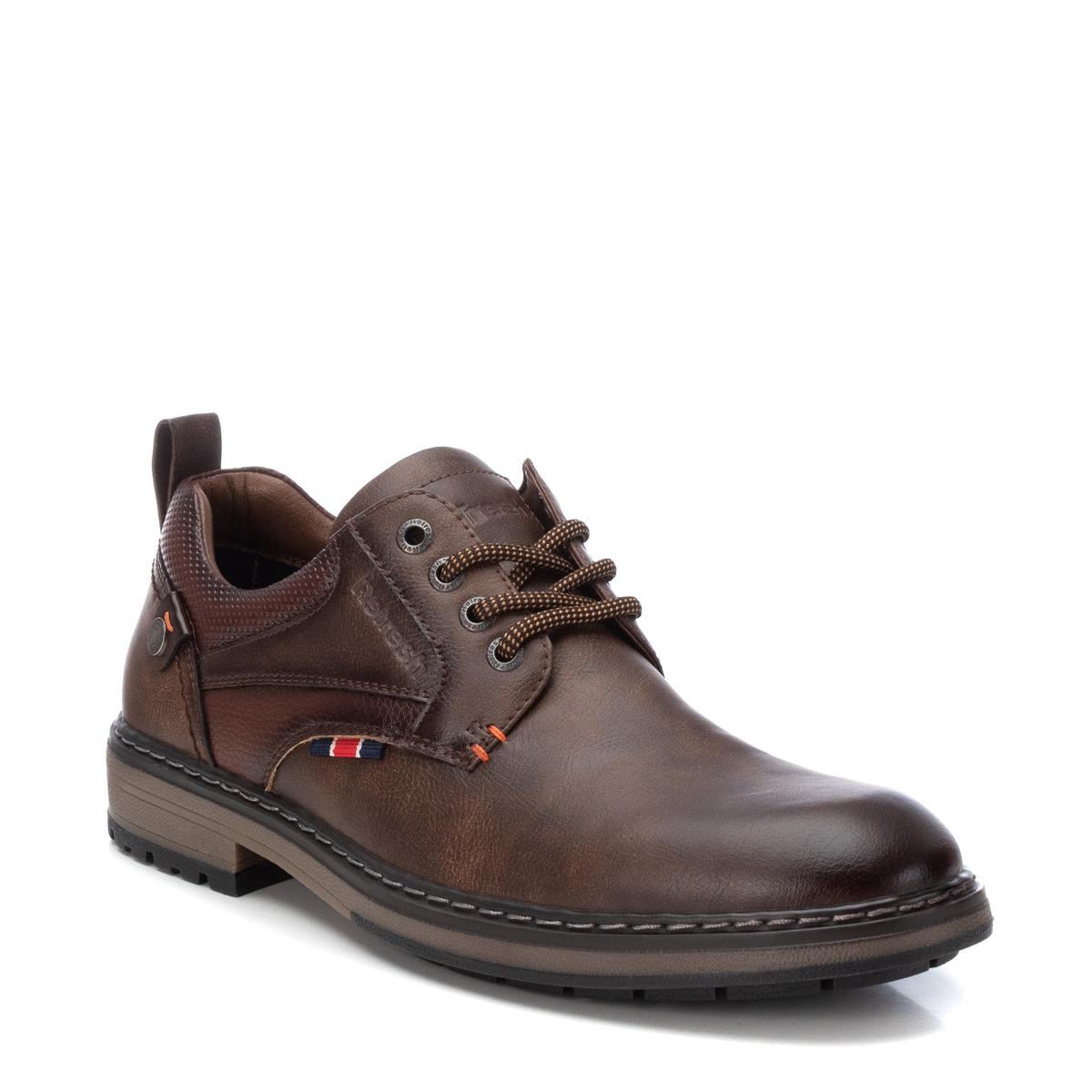 Chaussure Blucher/Derby Plaine Entreprise Lacets brun, REFRESH