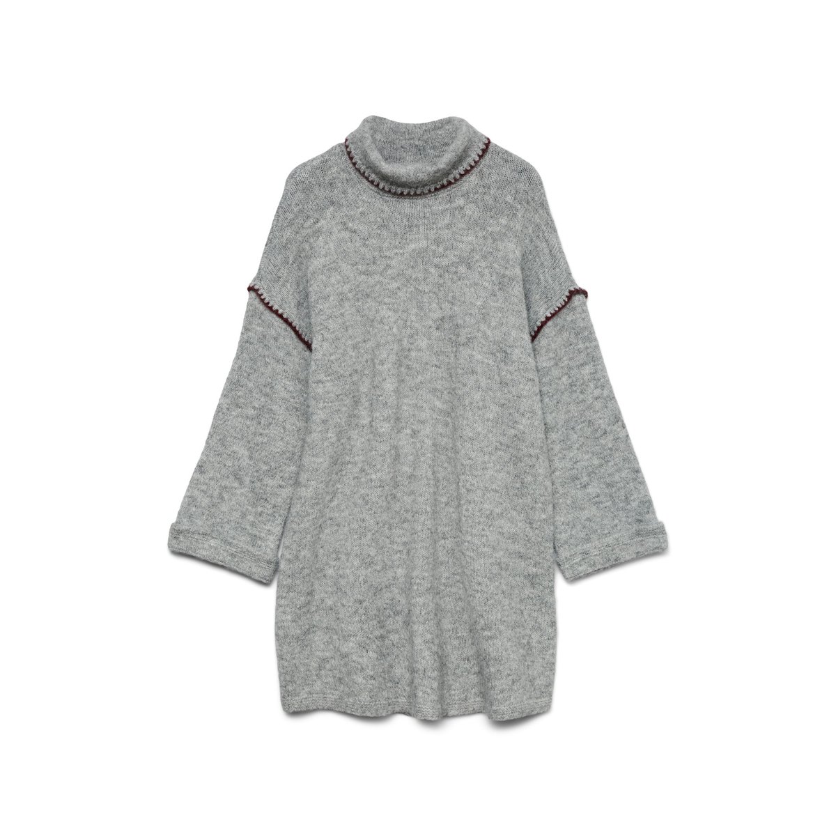 Robe En Maille grise - light grey melange, VERO MODA
