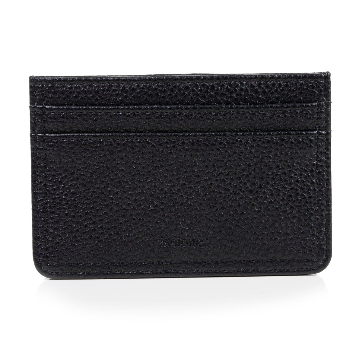 Porte-cartes protection rfid anti-piratage de carte noir, ISOTONER