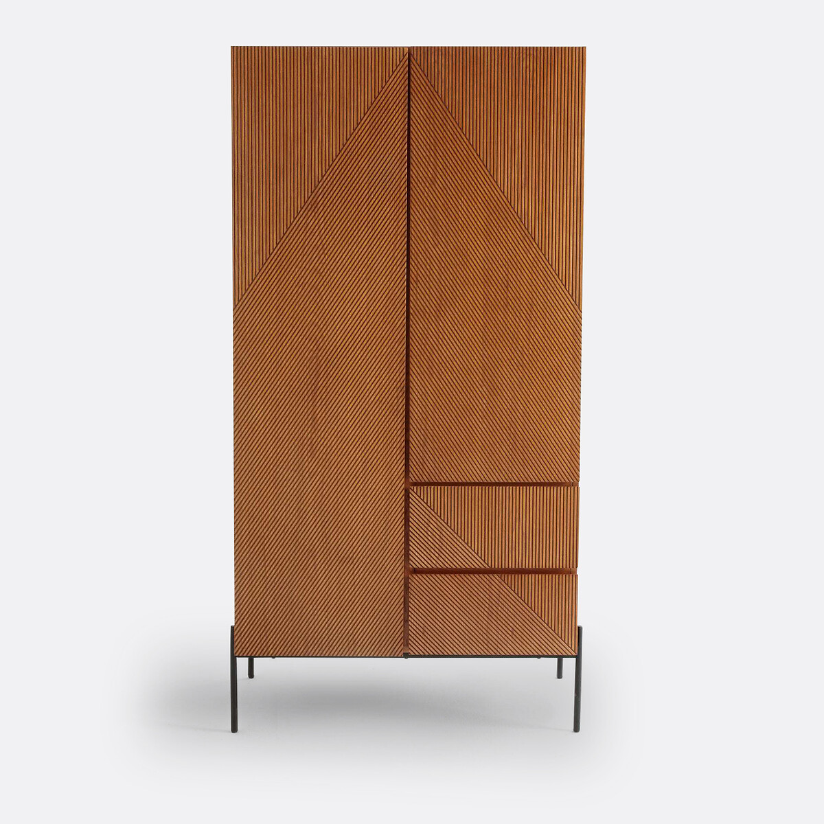 Armoire 2 portes Lodge coloris noyer, LA REDOUTE INTERIEURS