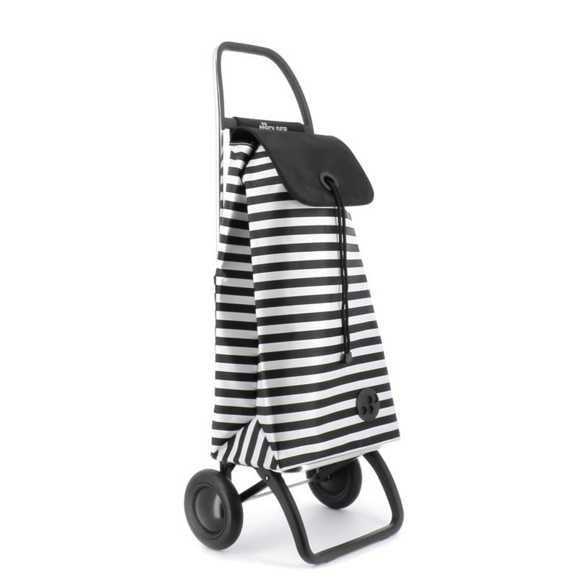 IMAX MARINA - Chariot de course - 2 roues - Ray� noir et blanc, ROLSER