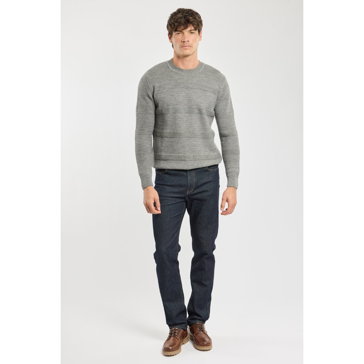 Jean's 5 poches regular denim brut, ARMOR-LUX