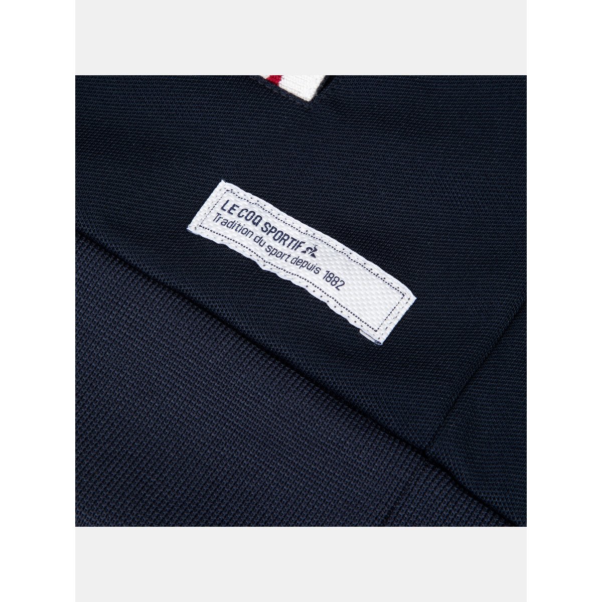 Sweat à capuche Tricolore bleu, LE COQ SPORTIF