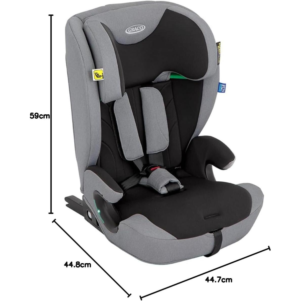 Energi Siège-Auto Meteor gris couleur unique, GRACO
