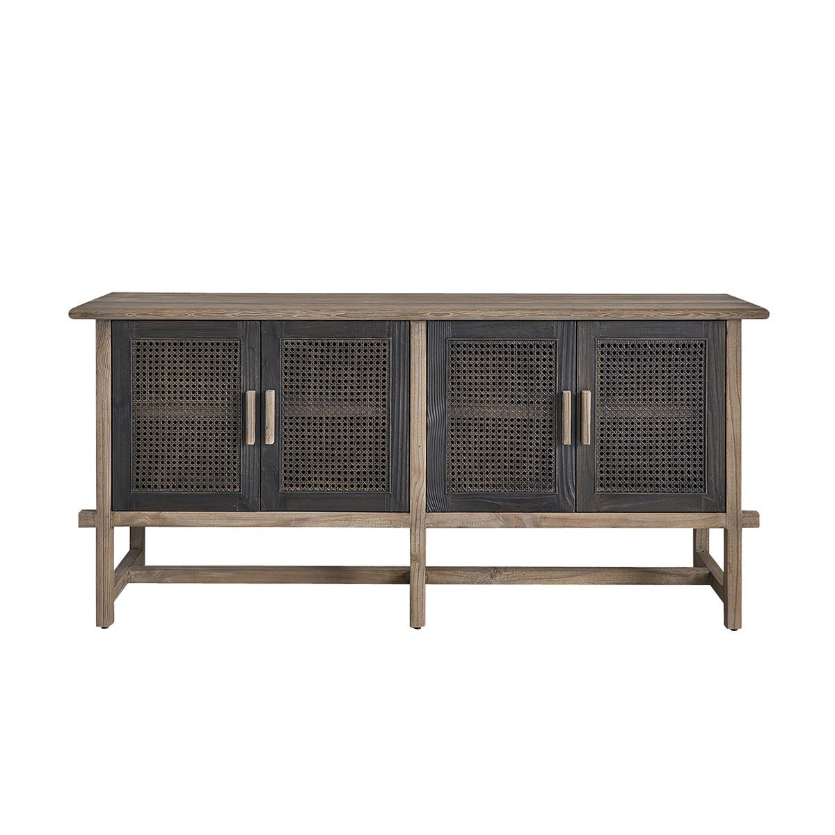 Buffet en bois recyclé massif 173 cm JUNKO gris, BERAH GETAH