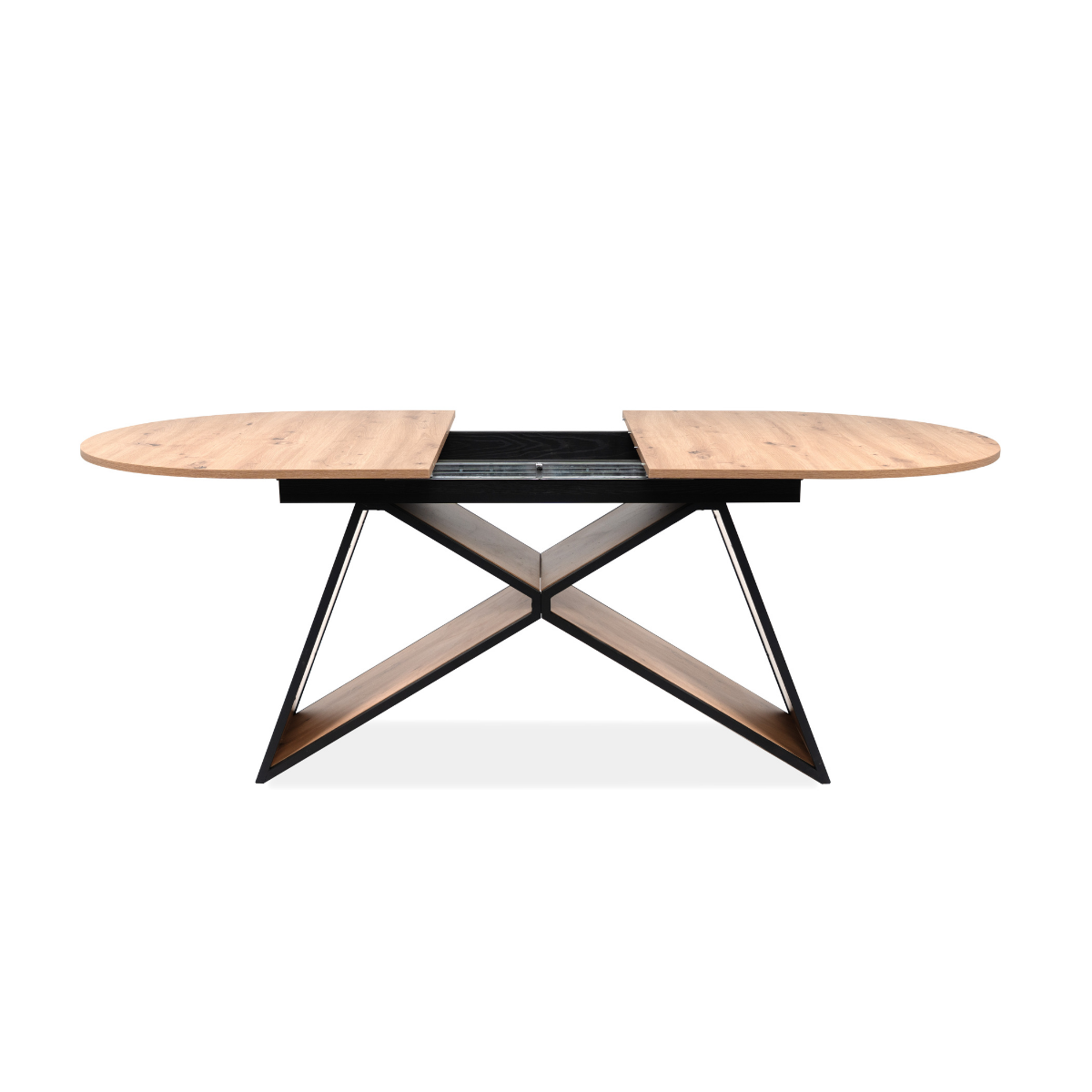 Table à manger extensible TILIA bois clair, CALICOSY