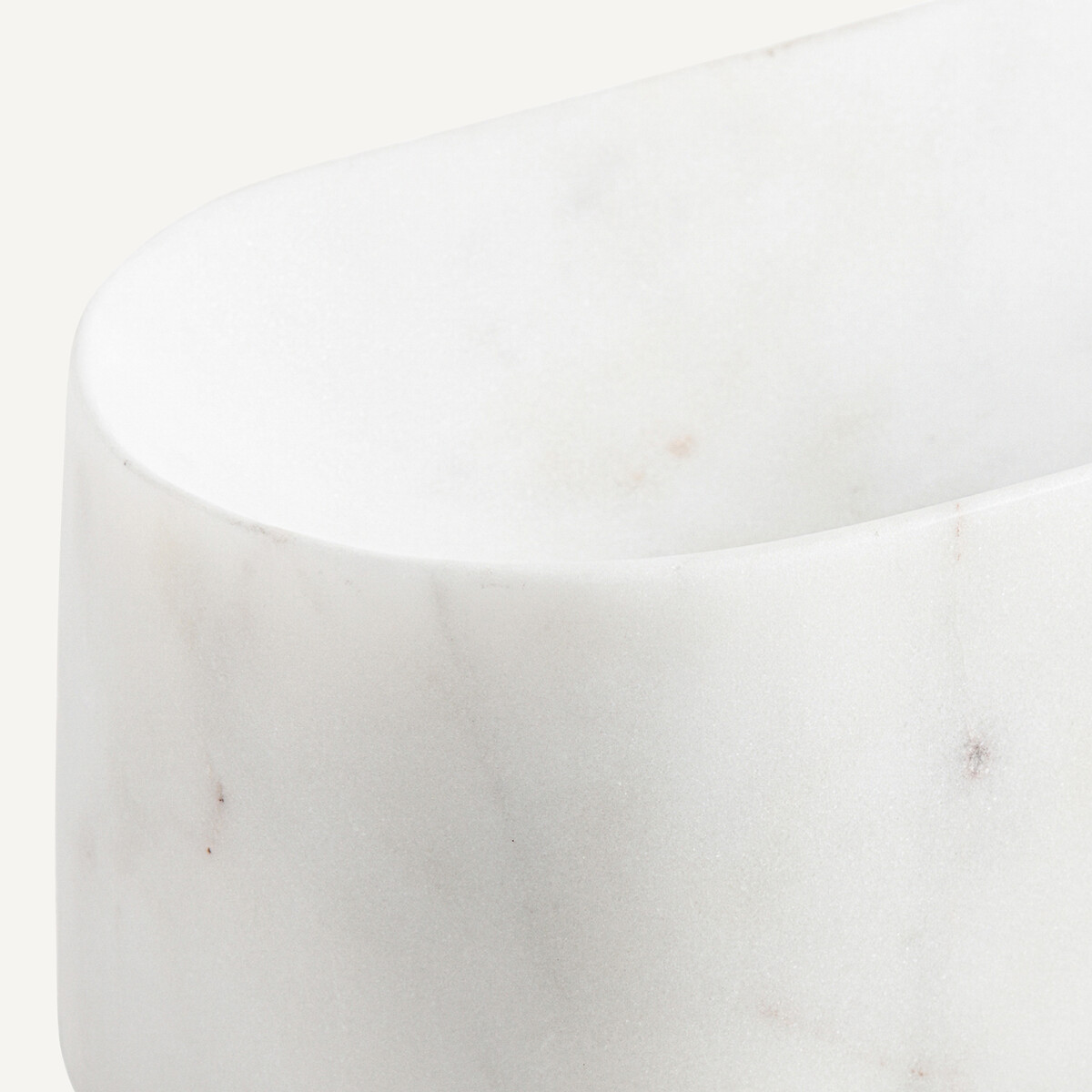 Scafi Marble Trinket Dish marble white, AM.PM