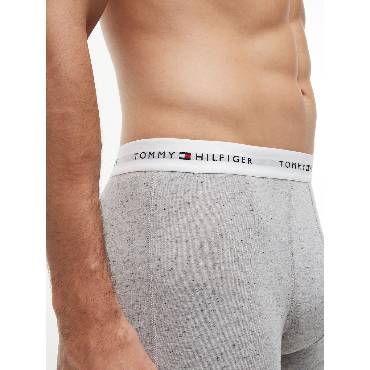 Set van 3 boxershorts Everyday Essentials zwart+grijs+wit, TOMMY HILFIGER