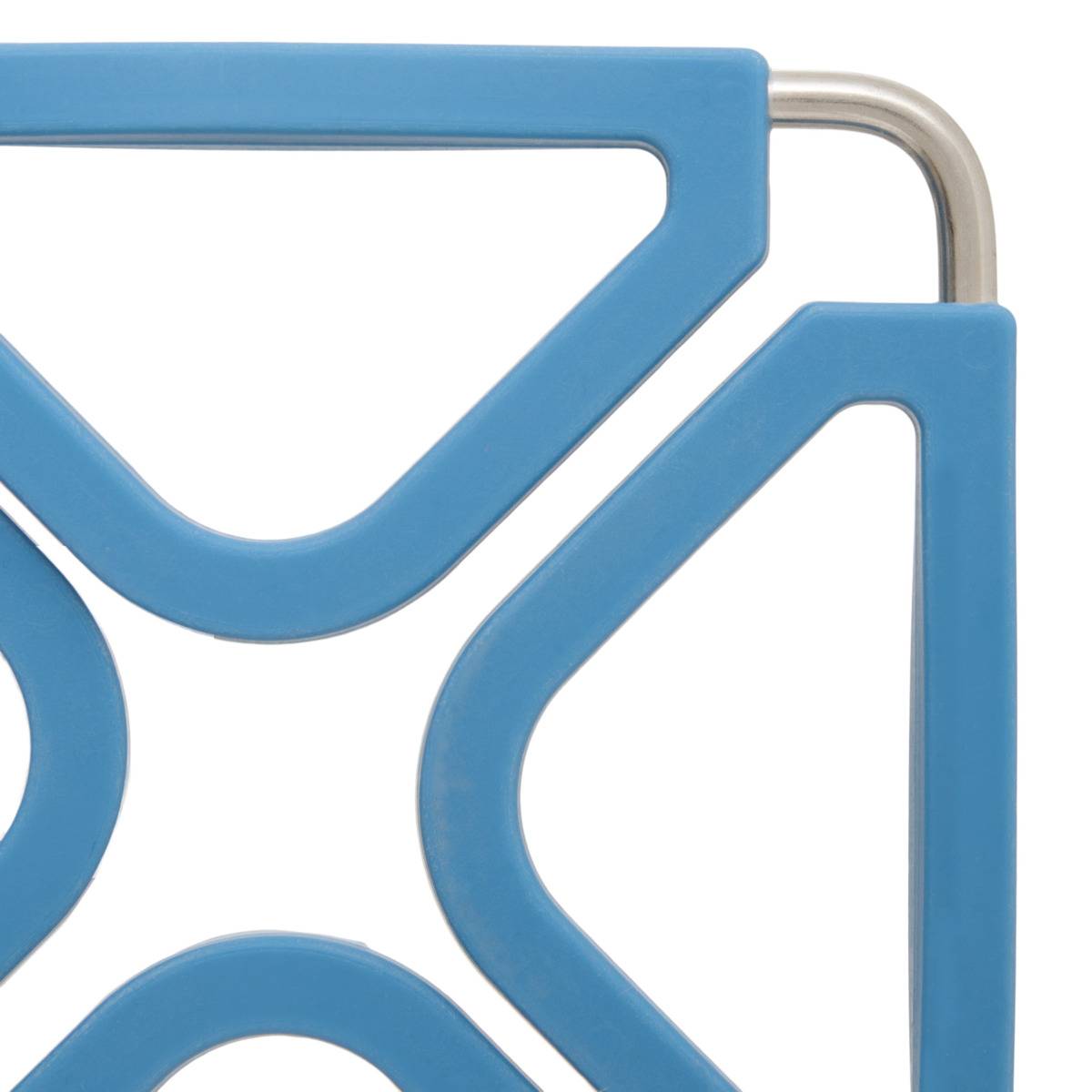 Dessous de plat pliable Colors 12,5x12,5cm bleu, 5FIVE SIMPLY SMART