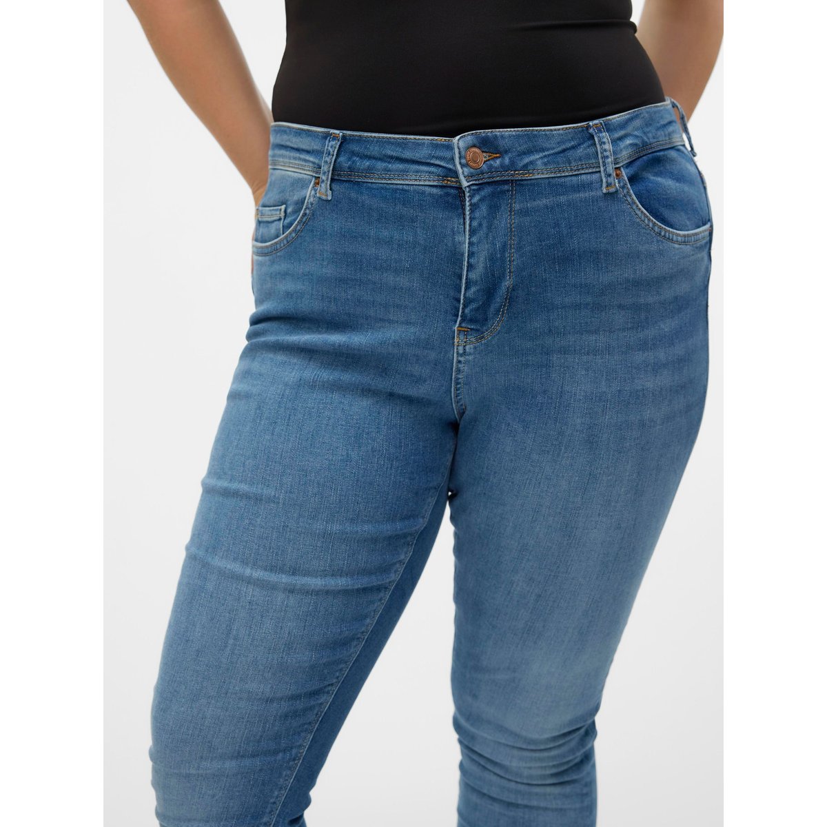 Jean Slim medium blue denim, VERO MODA