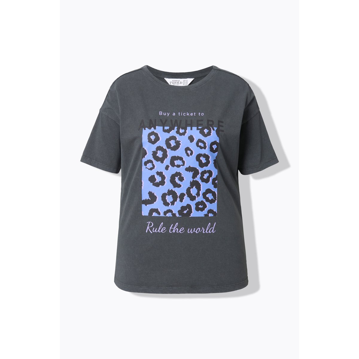 T-shirt oversize anthracite, STUDIO UNTOLD
