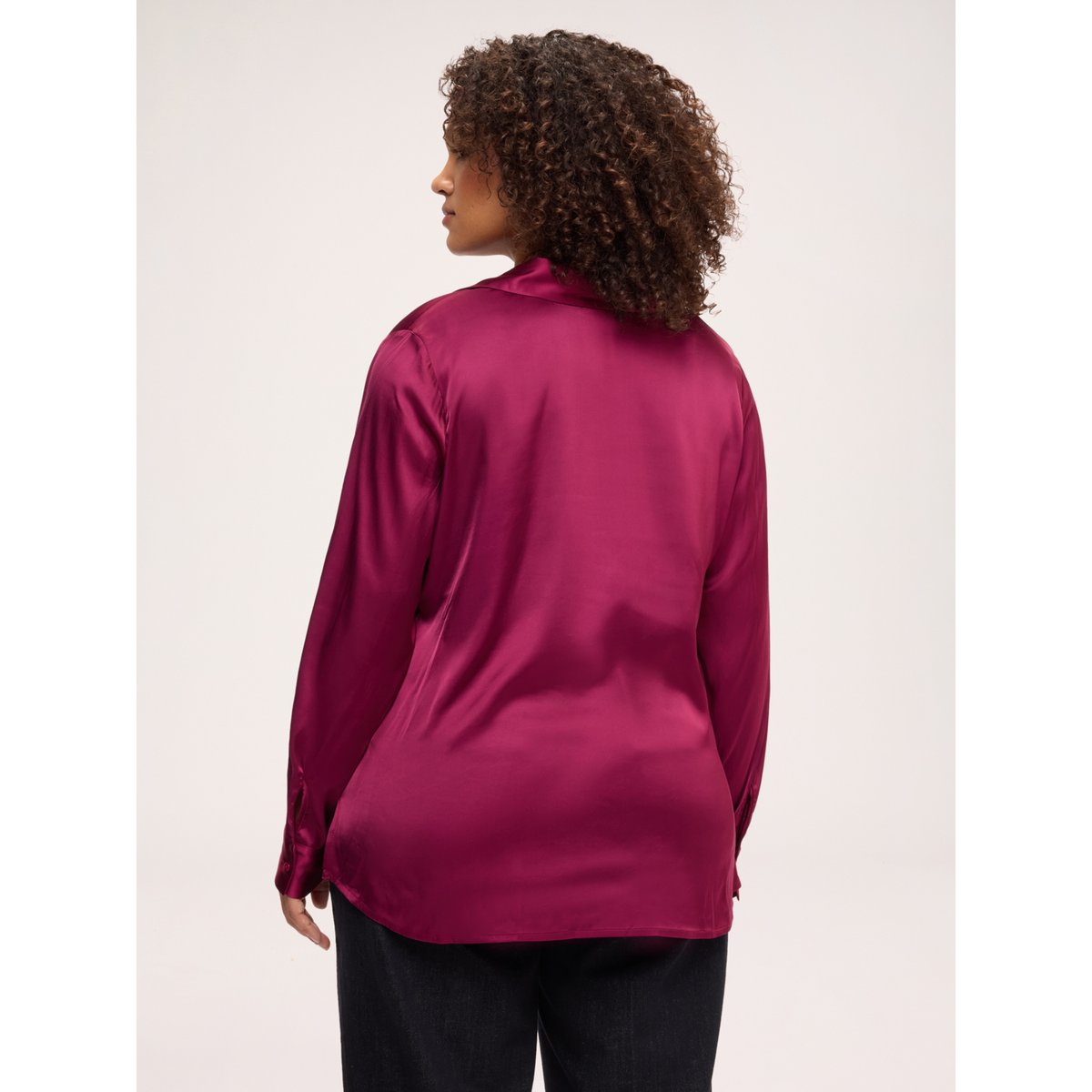 Chemise stretch burgundy, FIORELLA RUBINO