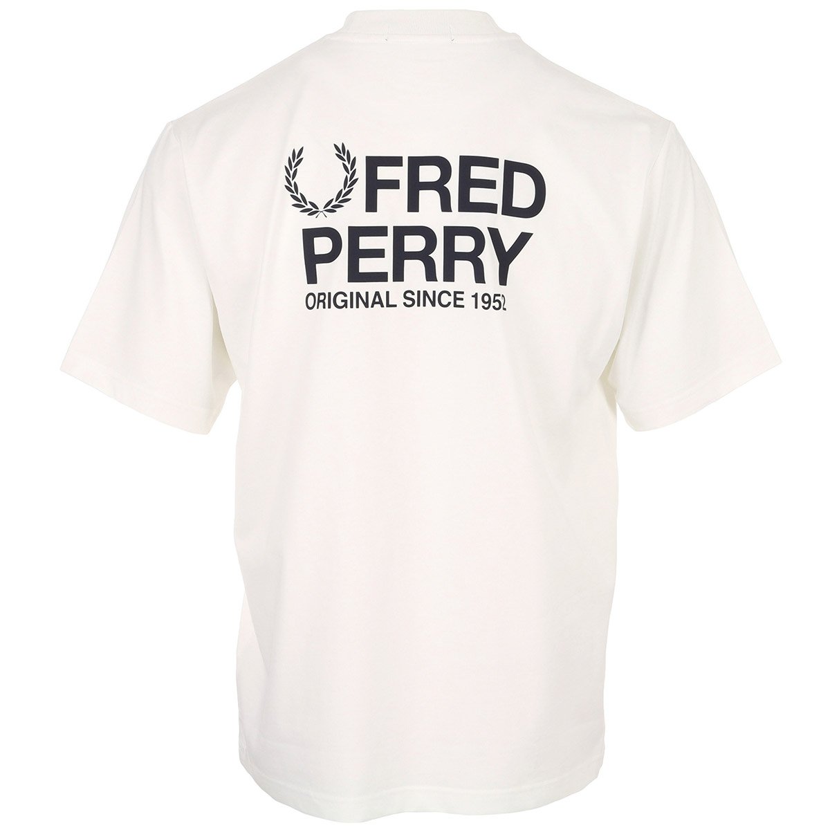 T-shirt BACK PRINT snow white, FRED PERRY
