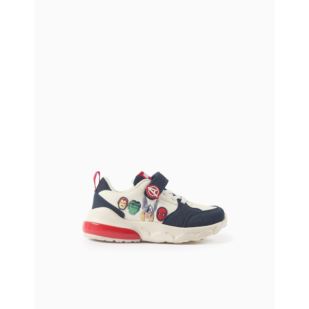 Baskets lumineuses avec imprimé Avengers bleu foncé, ZIPPY