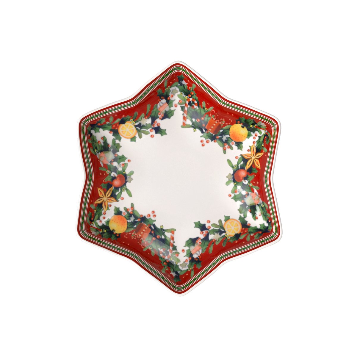 Coupe Étoile Sur Pied WINTER BAKERY DELIGHT rouge, VILLEROY & BOCH