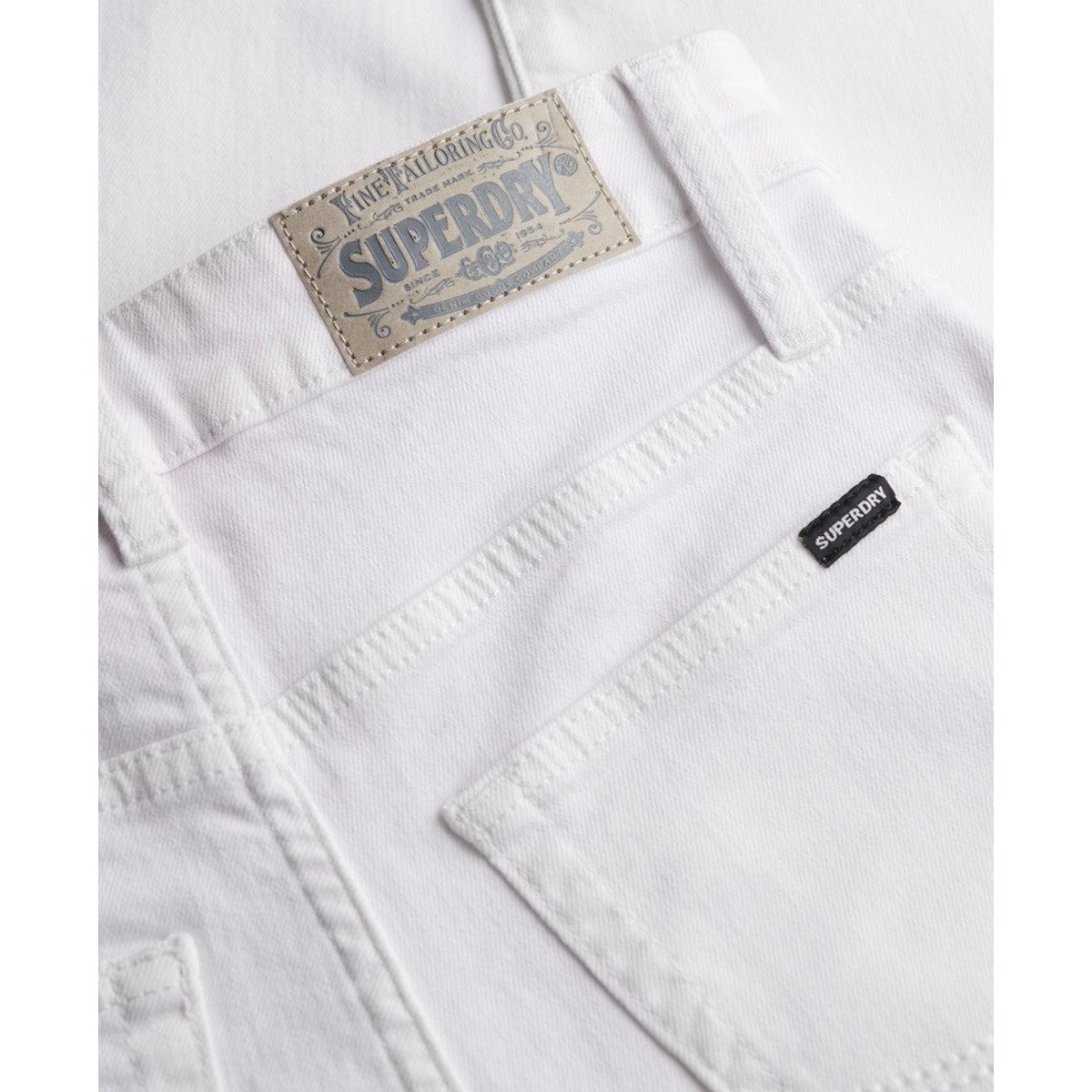 Jean Skinny Taille Haute blanc, SUPERDRY