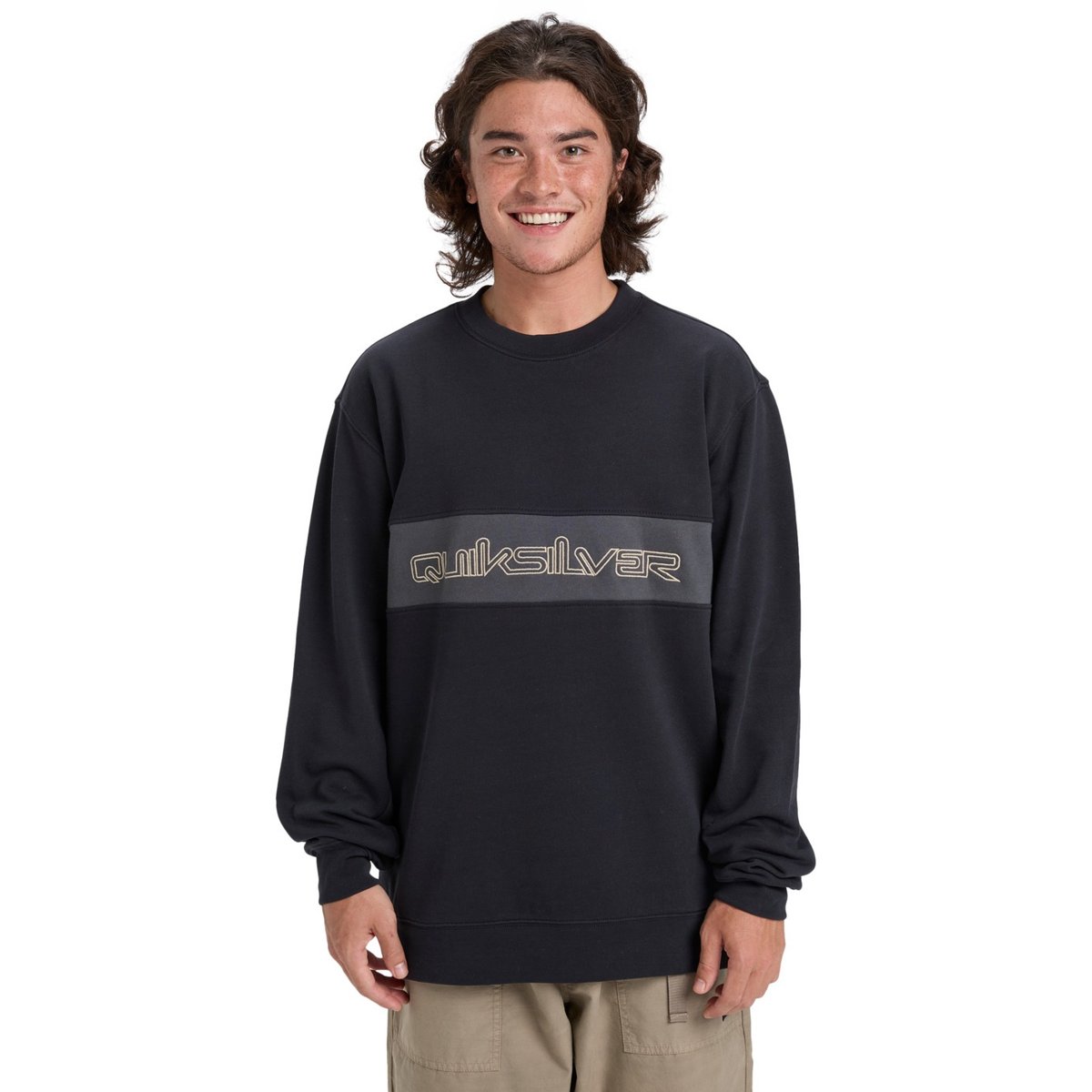 Sweat CB noir black, QUIKSILVER