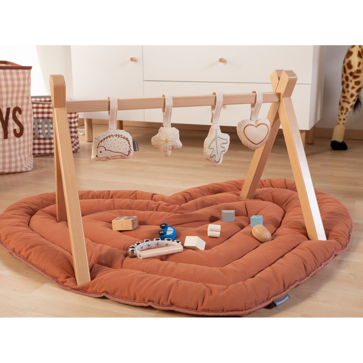 Tipi gym arche de sport pour bébé naturel, CHILDHOME