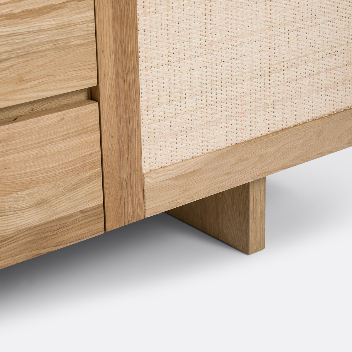 Meuble double vasque cannage L145cm, Arty naturel, LA REDOUTE INTERIEURS