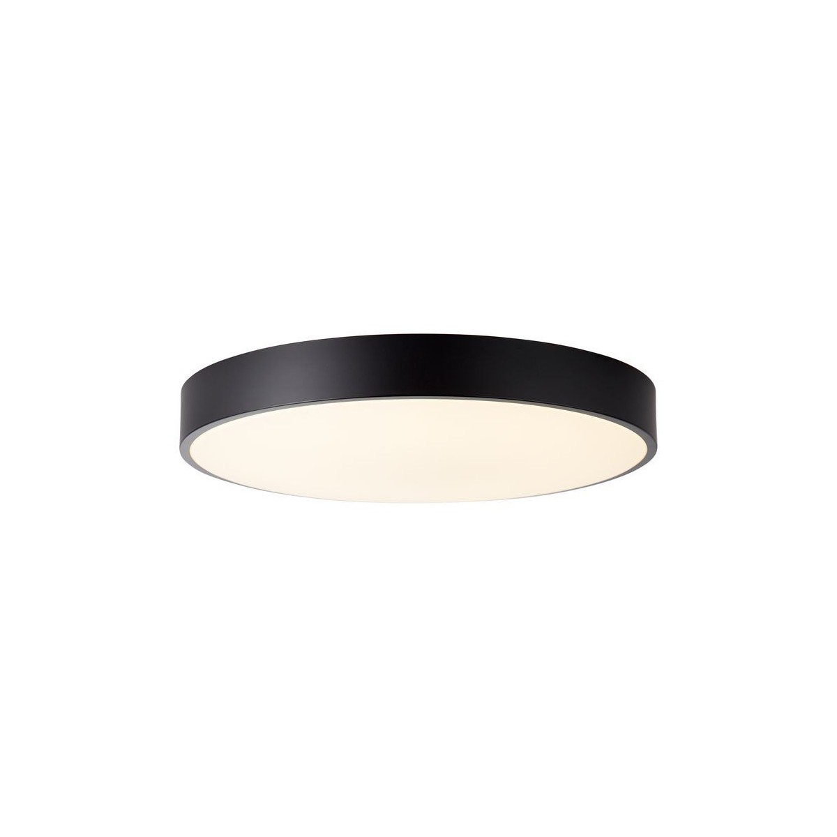 Plafonnier    lumière chaude  SLIMLINE noir, BRILLIANT