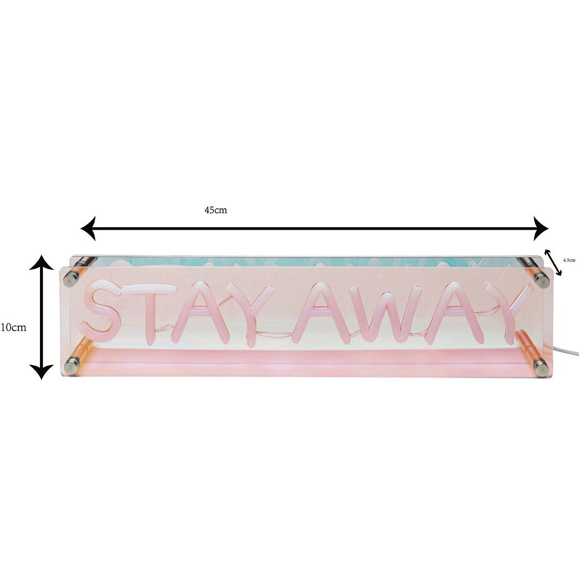 Lampe à poser LED Font STAY AWAY vert, KARE DESIGN