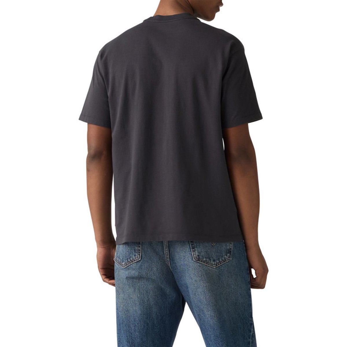 T-shirt noir avec un imprimé fantaisie et des manches courtes noir, LEVI'S