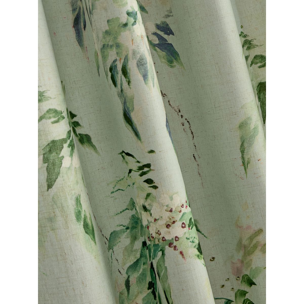 Rideaux doublés à œillets et fleurs vert sauge, NEXT