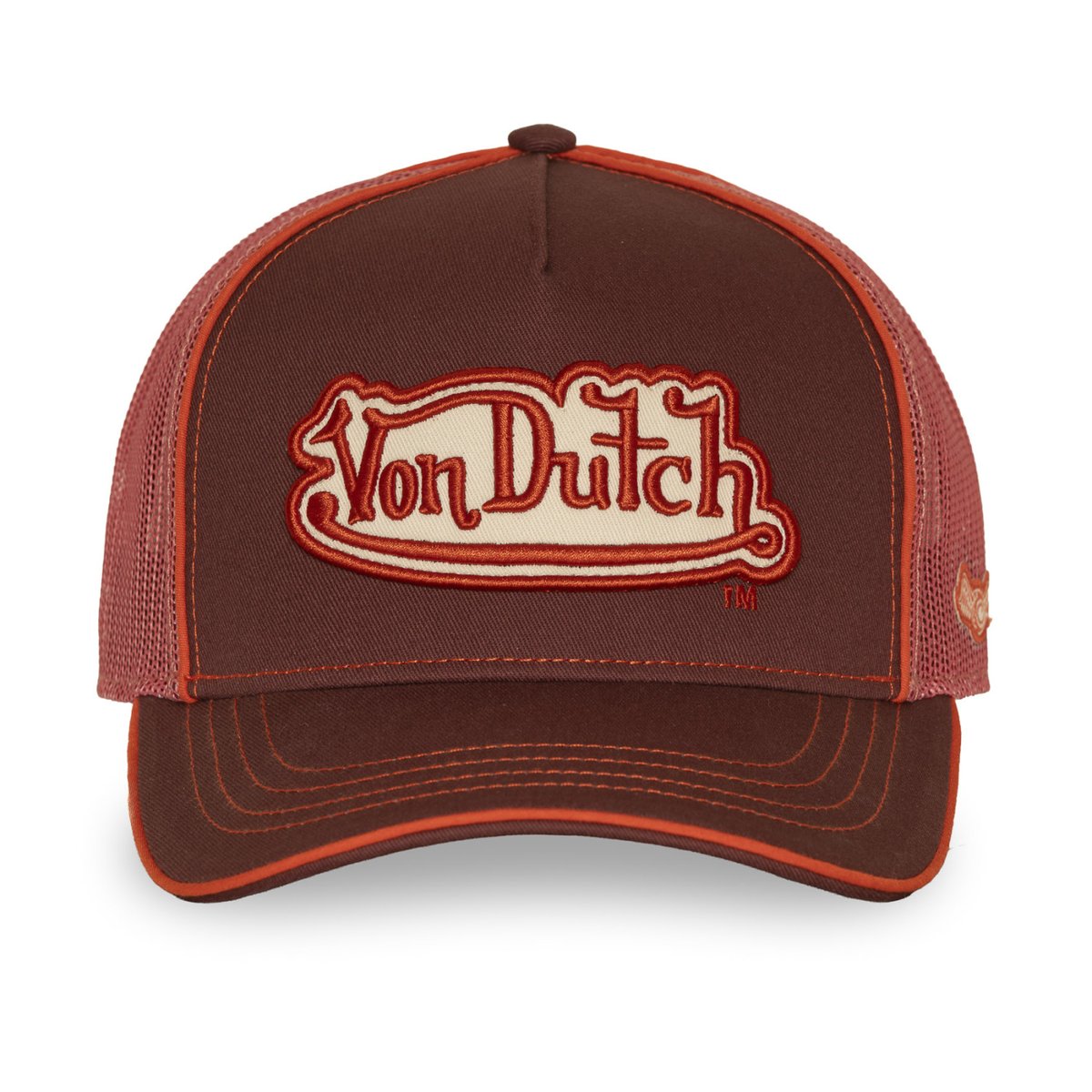 Casquette Trucker CORAIL bordeaux/orange/corail, VON DUTCH