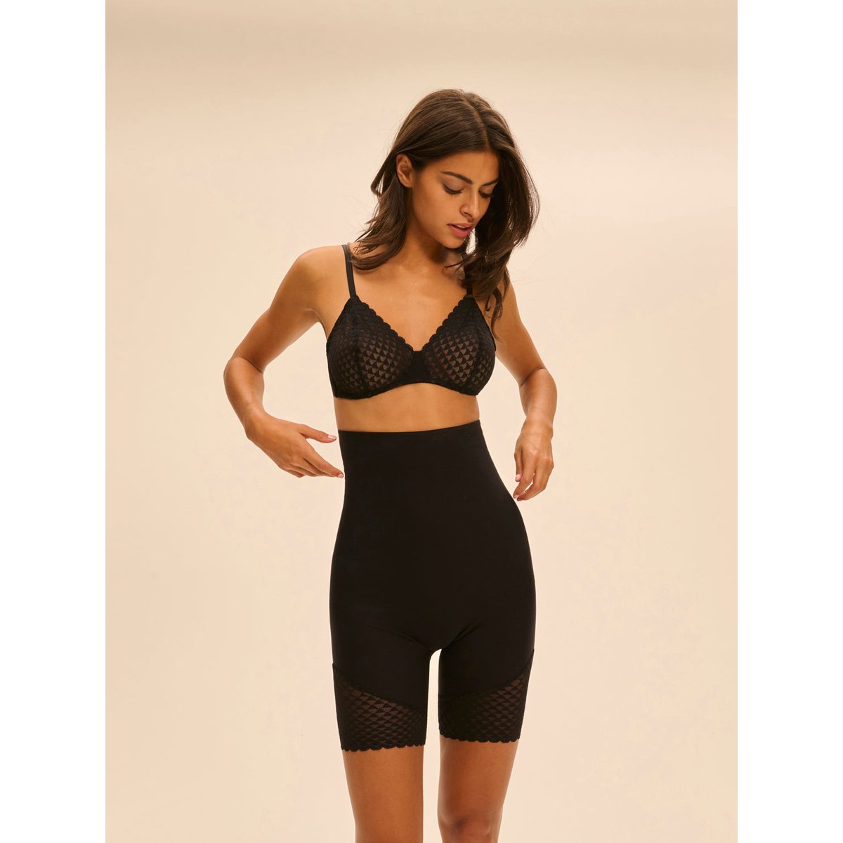 Panty haut gainant, SUBTILE noir, SIMONE PERELE