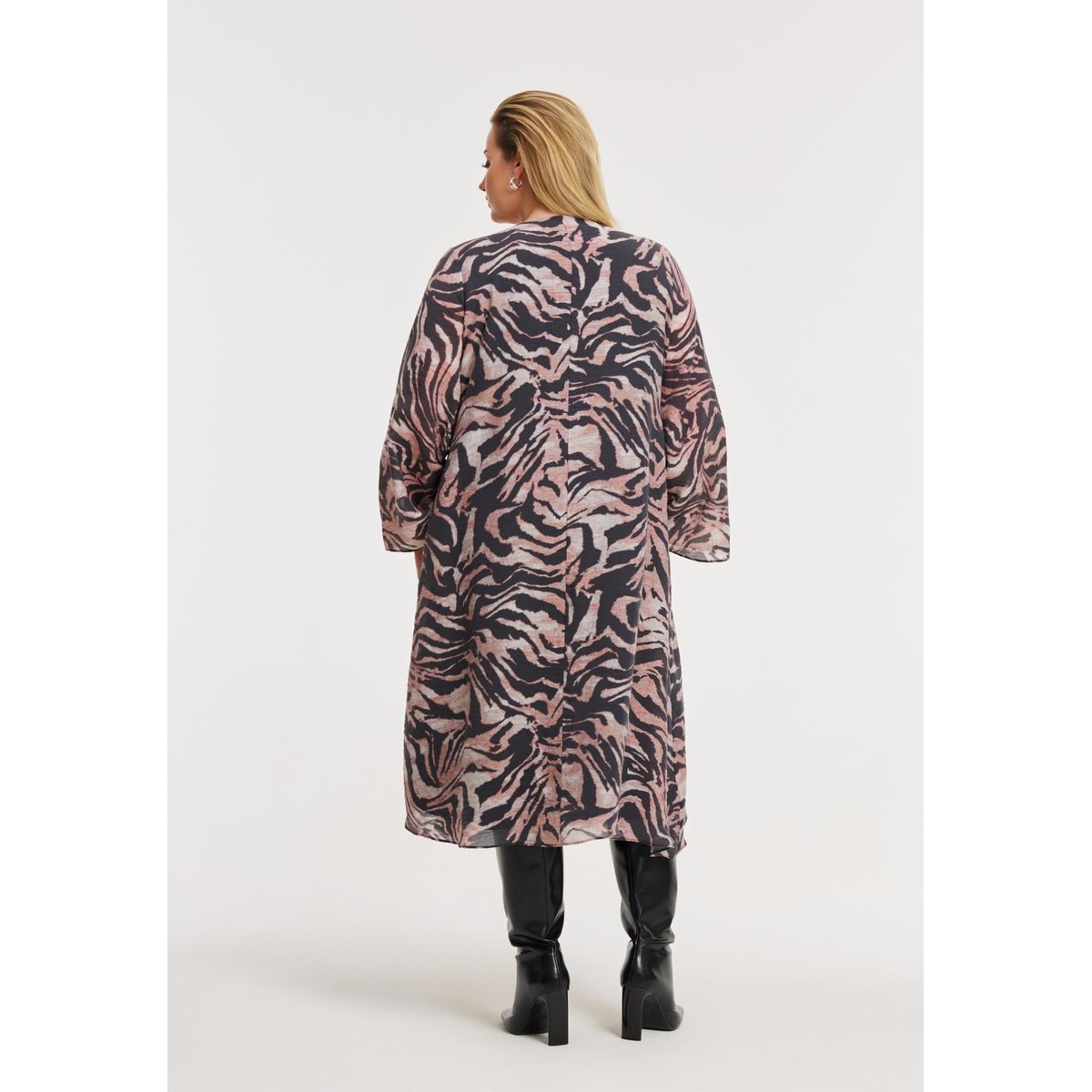 Robe imprimée noir, YOEK