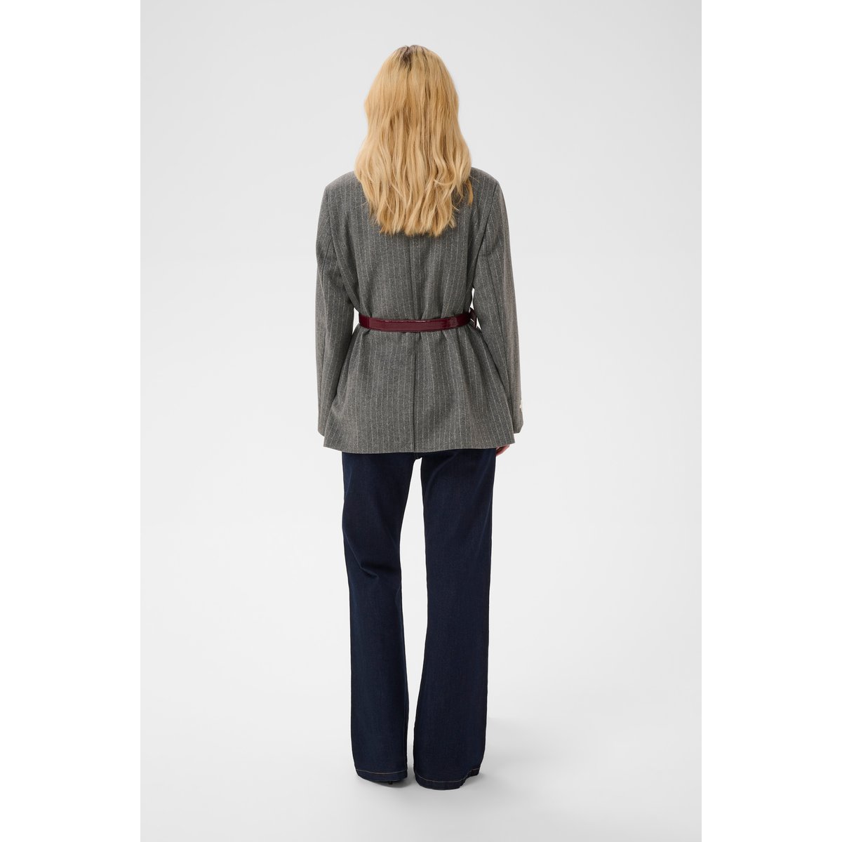 Blazer gris grey pinstripe, CULTURE