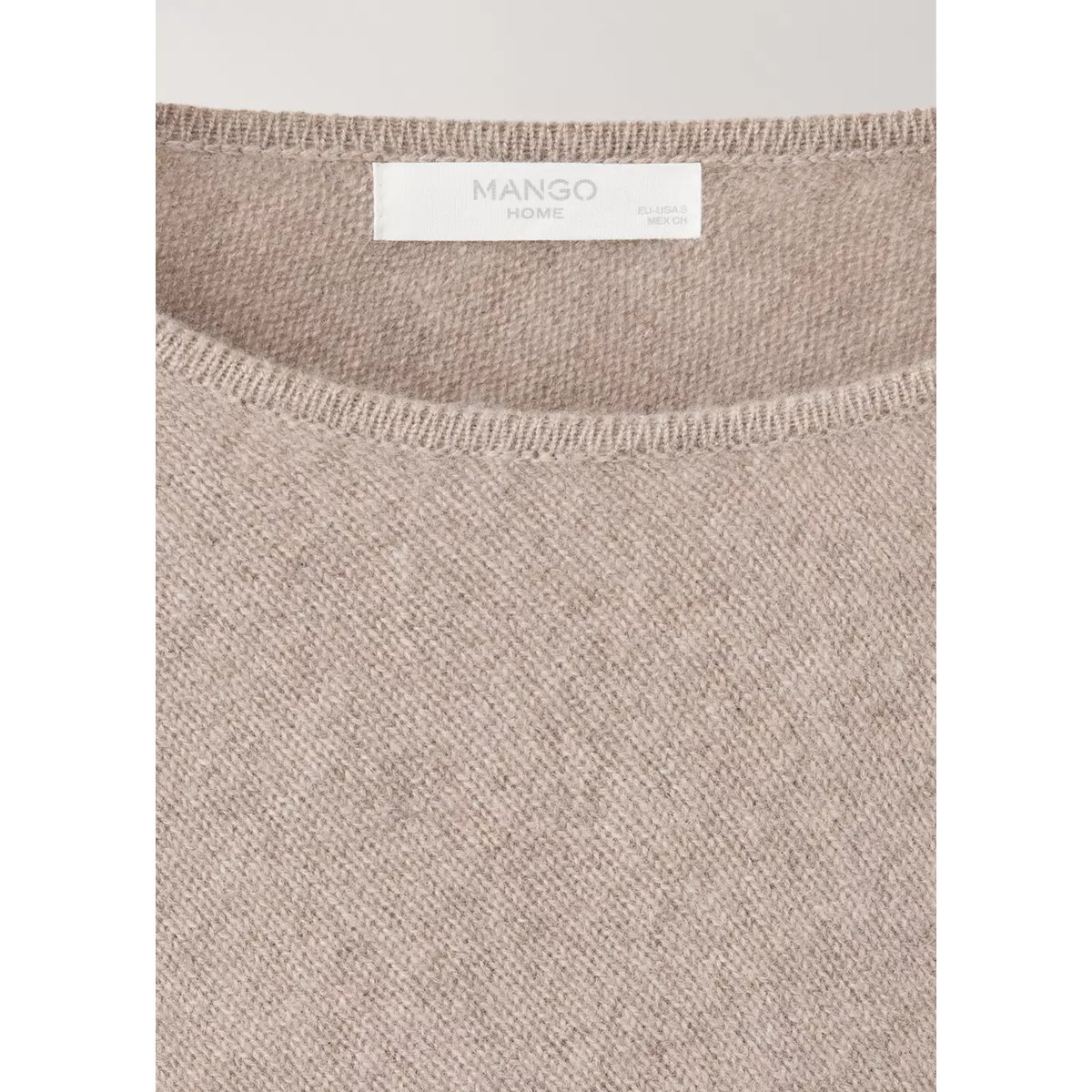 Cape 100 % cachemire beige, MANGO