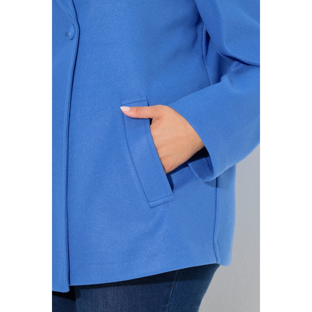 Caban en polaire bleuet, ULLA POPKEN