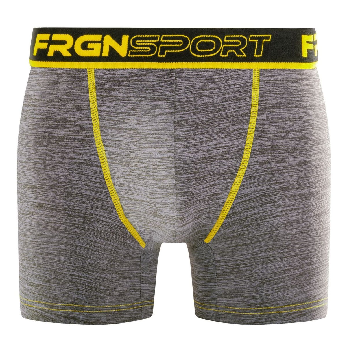 Lot De 4 Boxers Sport noir/gris/jaune/orange/vert/rose, FREEGUN