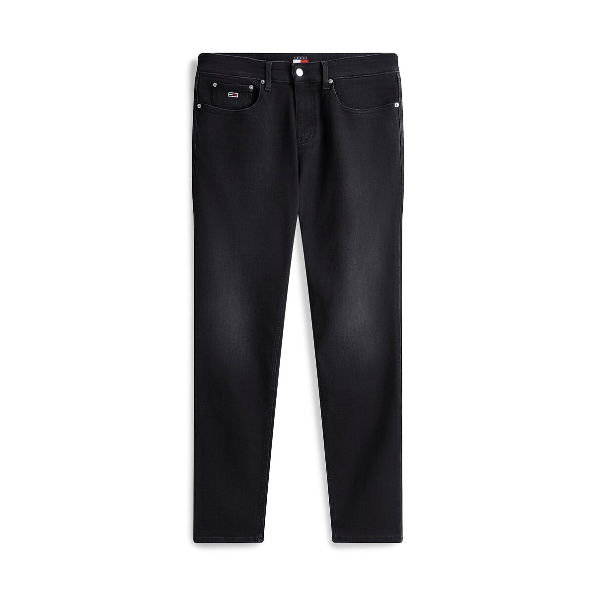 Scanton Slim Fit Jeans black denim, TOMMY JEANS