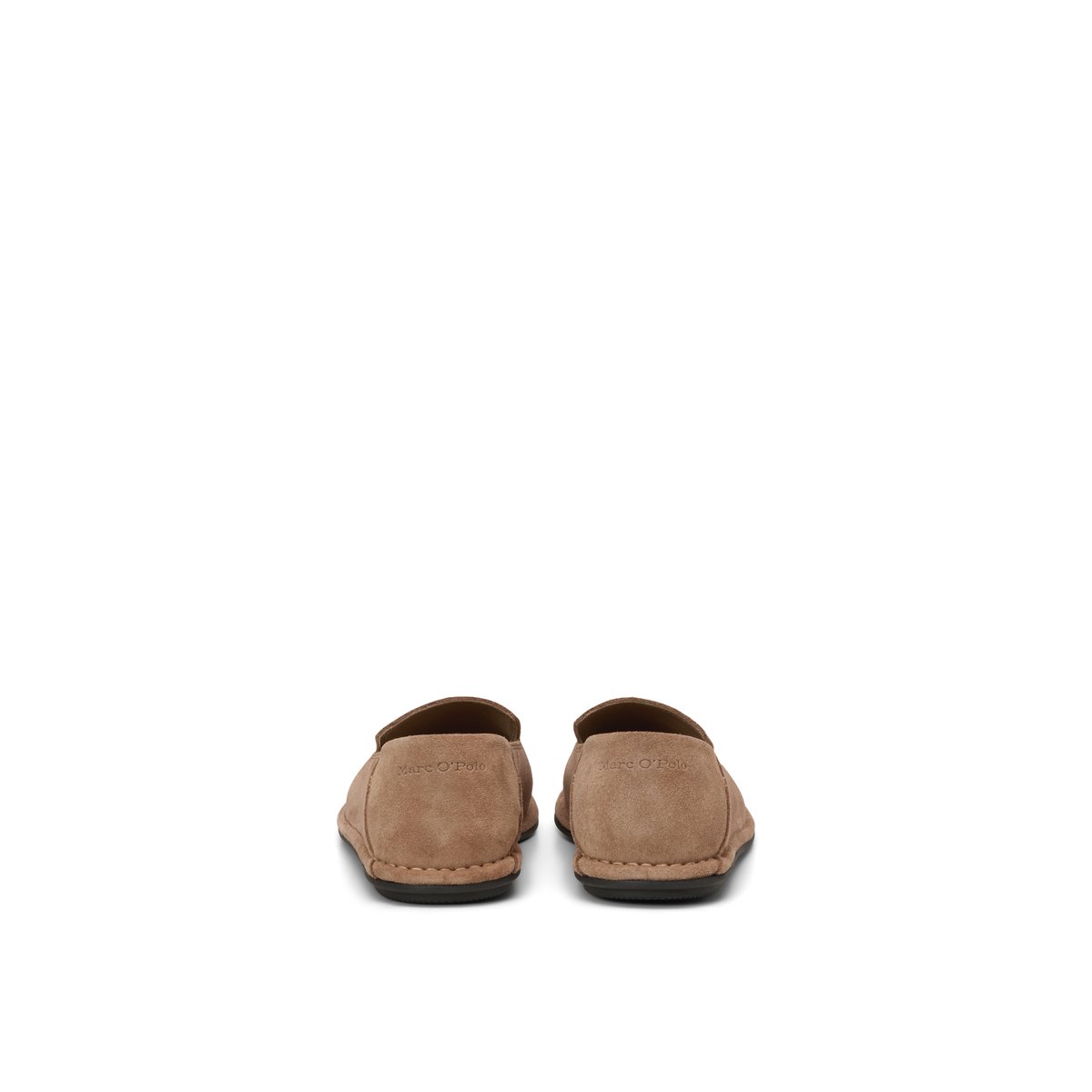 Loafer modèle Alvette en cuir velours doux marron clair, MARC O'POLO