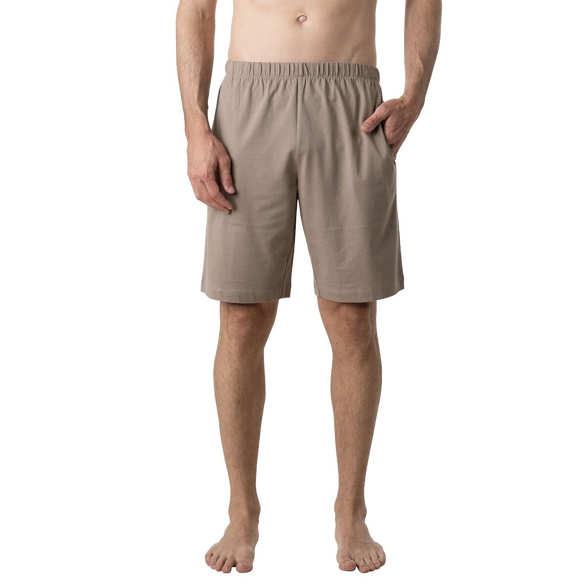 Pyjama court homme Sport Club Eminence bleu marine/beige, EMINENCE