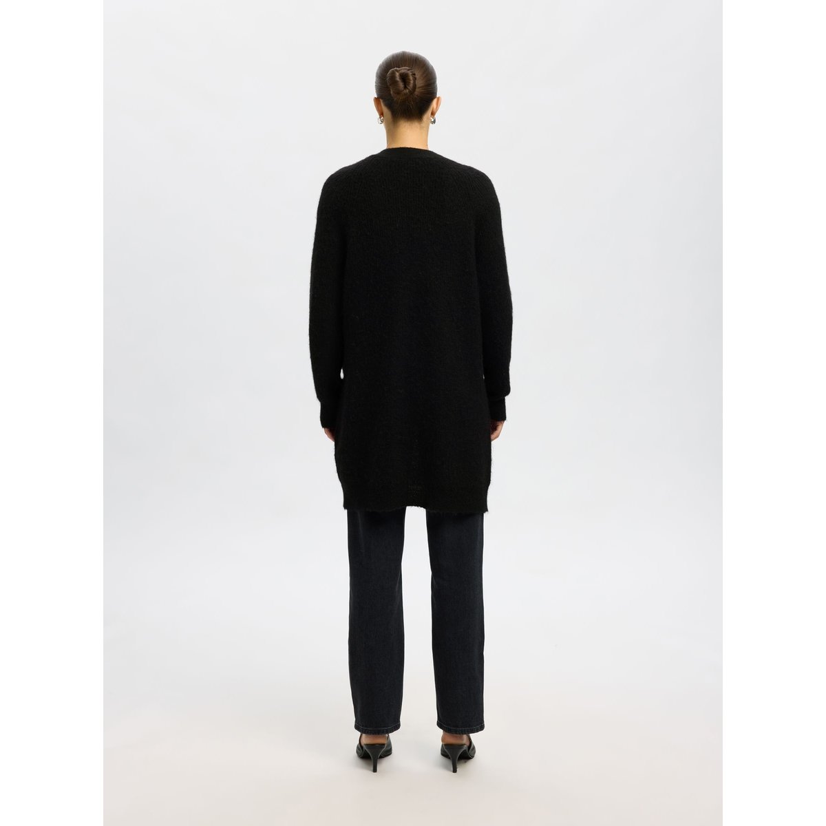 Cardigan En Maille black, SELECTED