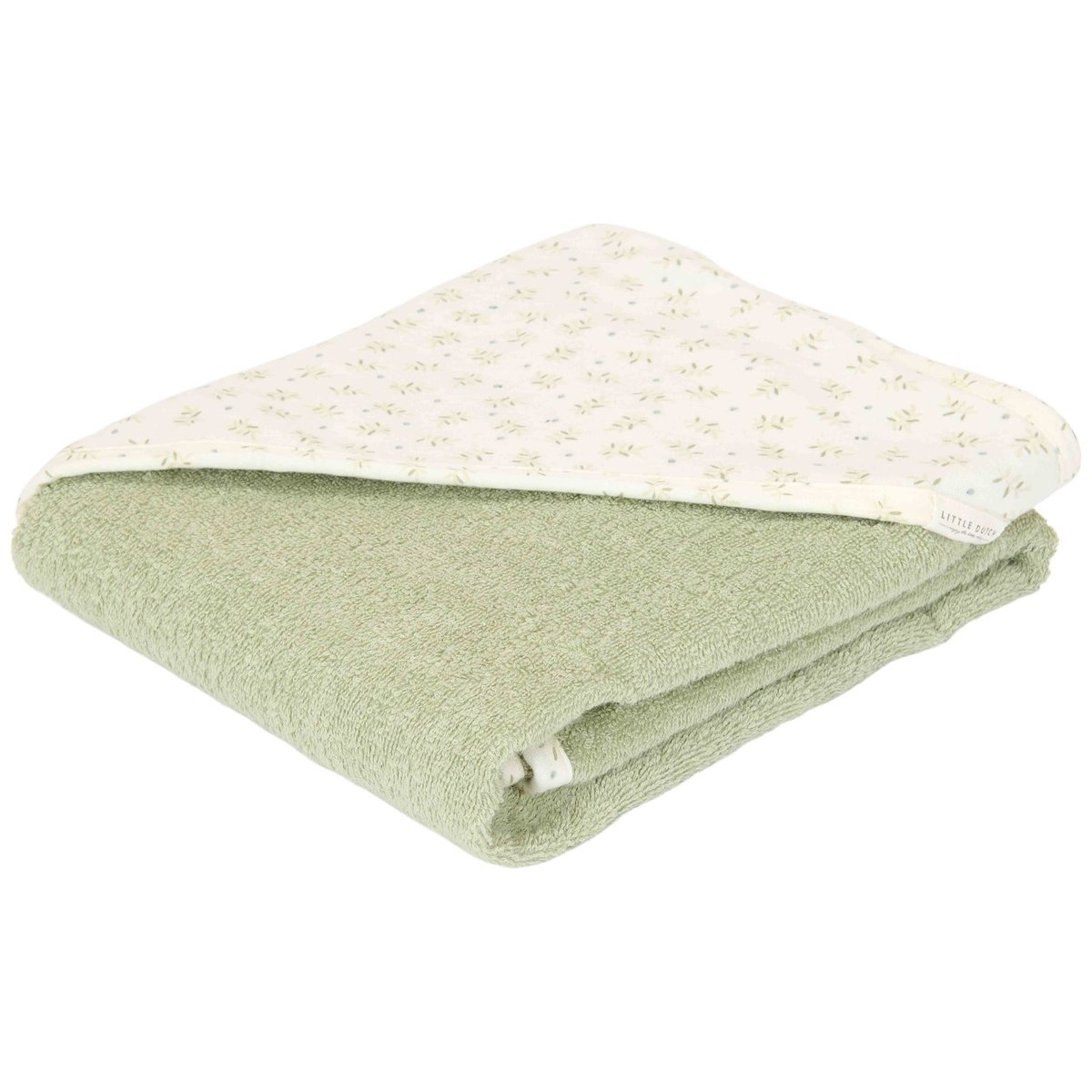 Cape de bain blanc, vert, LITTLE DUTCH
