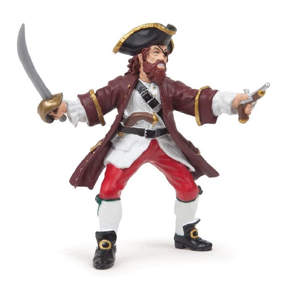 Figurine Barberousse rouge rouge, PAPO